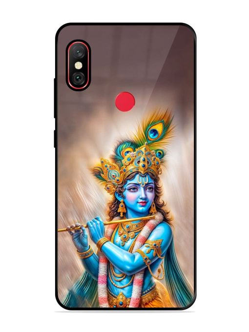 Divine Krishna Glossy Soft Edge Case for Xiaomi Redmi Note 6 Pro Chachhi