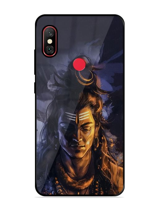 Lord Shiva Glossy Soft Edge Case for Xiaomi Redmi Note 6 Pro Chachhi