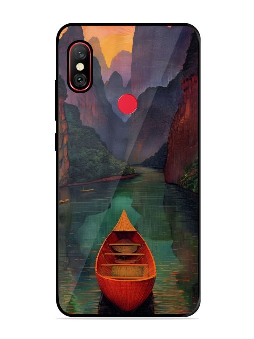 Serene Passage Glossy Soft Edge Case for Xiaomi Redmi Note 6 Pro Chachhi