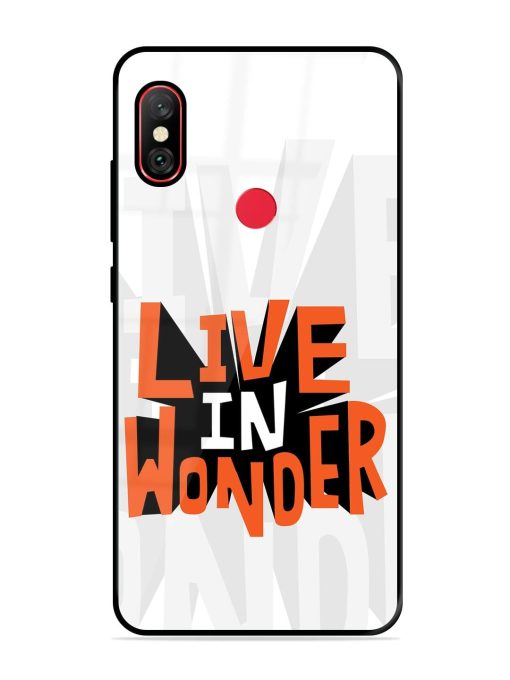 Wonder Burst Glossy Soft Edge Case for Xiaomi Redmi Note 6 Pro Chachhi