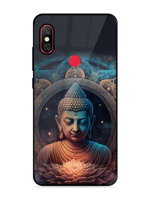 The Buddha Art Glossy Soft Edge Case for Xiaomi Redmi Note 6 Pro Chachhi