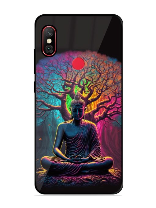 Enlightened Serenity Glossy Soft Edge Case for Xiaomi Redmi Note 6 Pro Chachhi