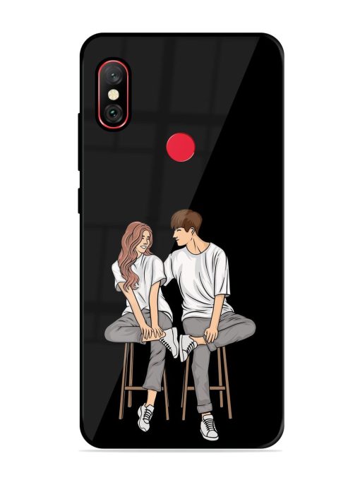 Soulful Connection Glossy Soft Edge Case for Xiaomi Redmi Note 6 Pro Chachhi