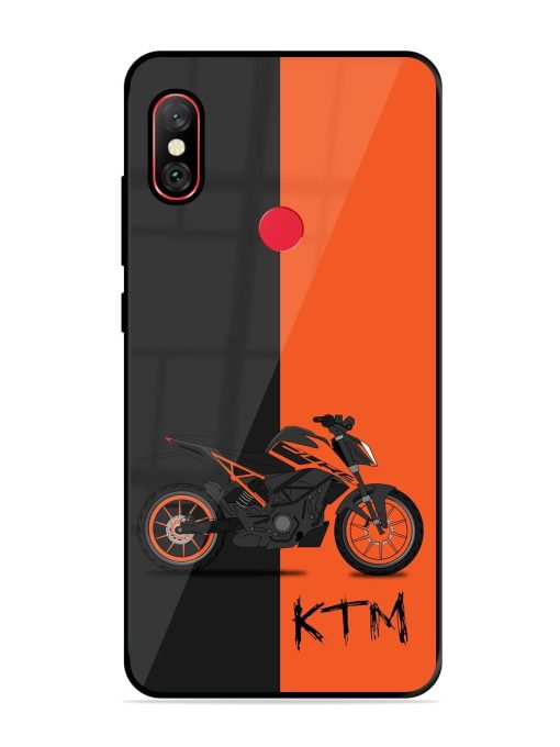 Orange Beast Glossy Soft Edge Case for Xiaomi Redmi Note 6 Pro Chachhi