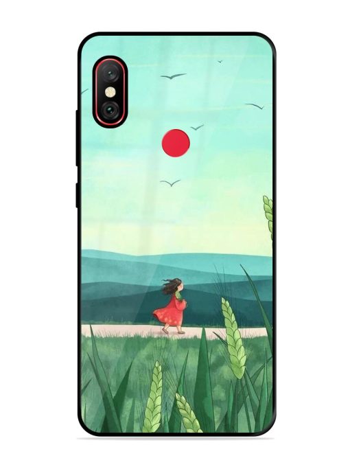 Solitude'S Serenity Glossy Soft Edge Case for Xiaomi Redmi Note 6 Pro Chachhi