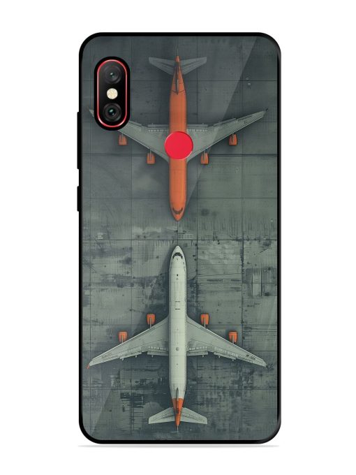 Grounded Giants Glossy Soft Edge Case for Xiaomi Redmi Note 6 Pro Chachhi