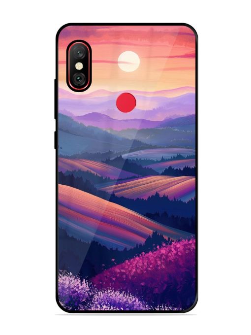 Twilight'S Embrace Glossy Soft Edge Case for Xiaomi Redmi Note 6 Pro Chachhi