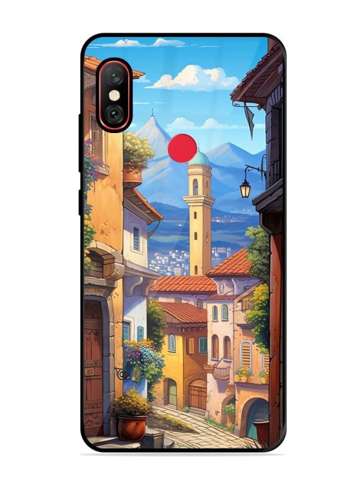 Tuscan Twilight Glossy Soft Edge Case for Xiaomi Redmi Note 6 Pro Chachhi