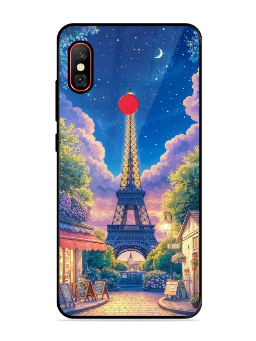 Twilight In Paris Glossy Soft Edge Case for Xiaomi Redmi Note 6 Pro Chachhi