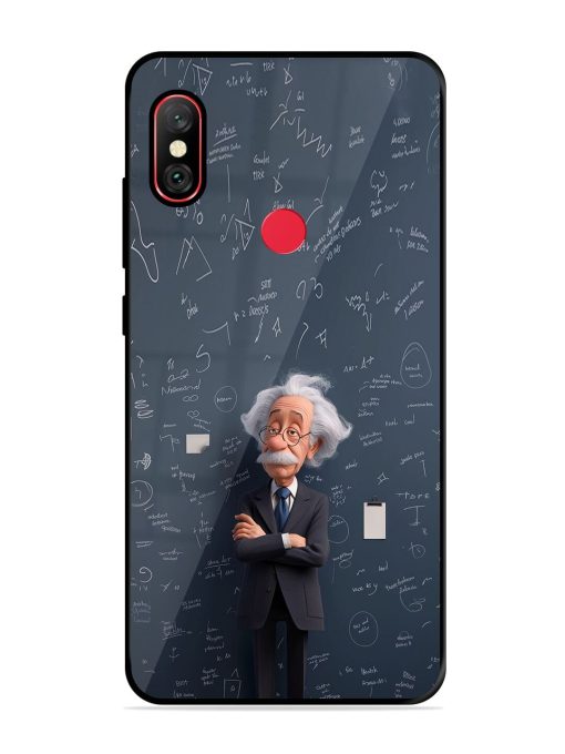 Albert Einstein Glossy Soft Edge Case for Xiaomi Redmi Note 6 Pro Chachhi