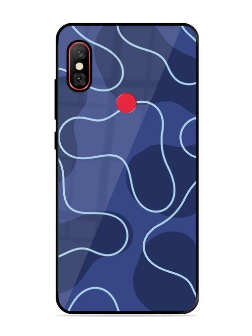 Midnight Maze Glossy Soft Edge Case for Xiaomi Redmi Note 6 Pro Chachhi