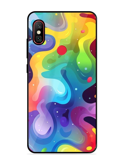 Rainbow River Glossy Soft Edge Case for Xiaomi Redmi Note 6 Pro Chachhi