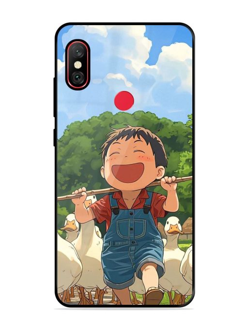 Duck Parade Glossy Soft Edge Case for Xiaomi Redmi Note 6 Pro Chachhi