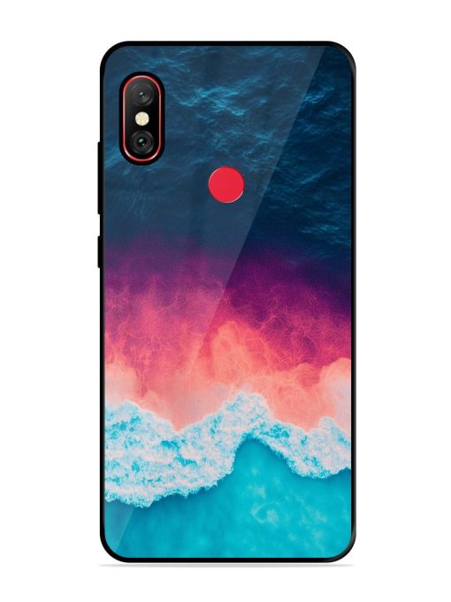 Where The Ocean Meets The Sky Glossy Soft Edge Case for Xiaomi Redmi Note 6 Pro Chachhi