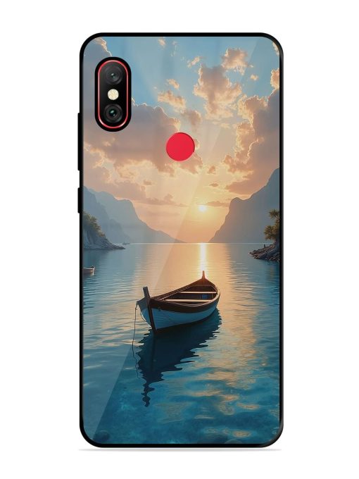 Serene Sunset Glossy Soft Edge Case for Xiaomi Redmi Note 6 Pro