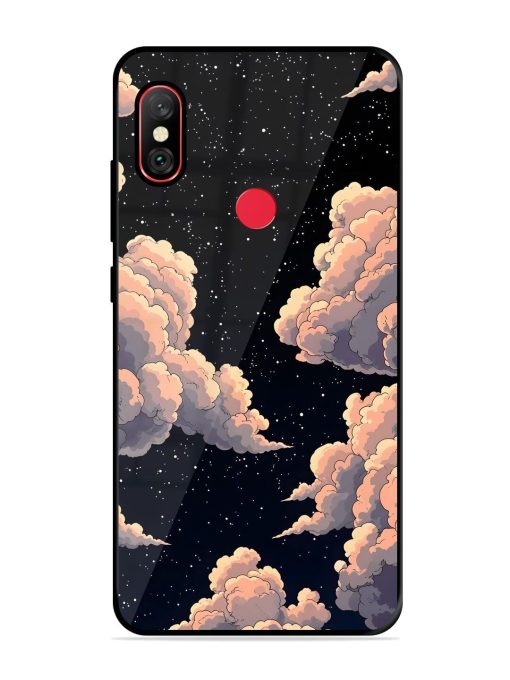 Starry Night Dreams Glossy Soft Edge Case for Xiaomi Redmi Note 6 Pro Chachhi