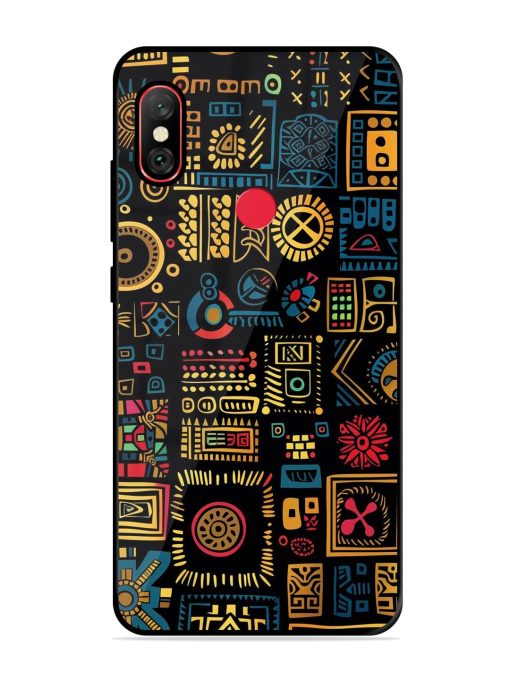 Tribal Tapestry Glossy Soft Edge Case for Xiaomi Redmi Note 6 Pro Chachhi