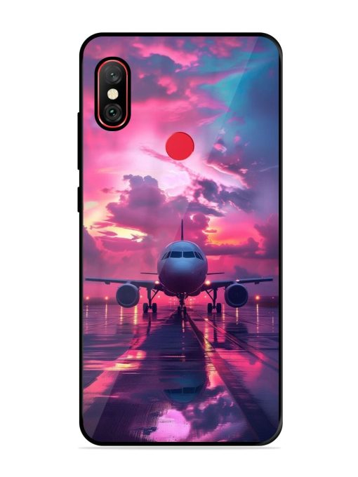 Neon Runway Glossy Soft Edge Case for Xiaomi Redmi Note 6 Pro Chachhi