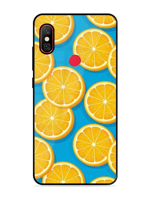 Citrus Symphony Glossy Soft Edge Case for Xiaomi Redmi Note 6 Pro Chachhi