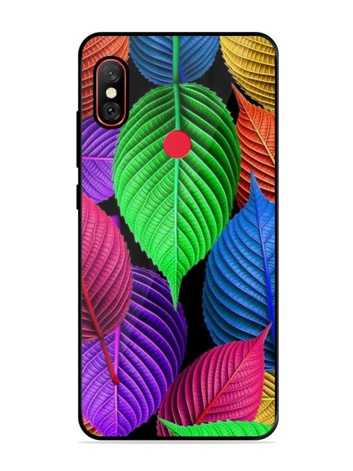 Rainbow Leaf Symphony Glossy Soft Edge Case for Xiaomi Redmi Note 6 Pro