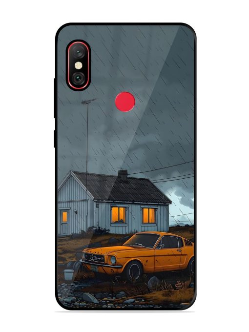 Rainy Day Retreat Glossy Soft Edge Case for Xiaomi Redmi Note 6 Pro Chachhi