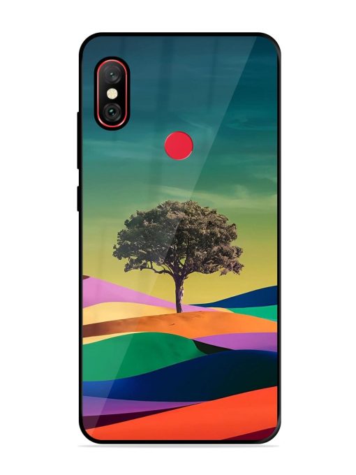 Rainbow'S Lone Sentinel Glossy Soft Edge Case for Xiaomi Redmi Note 6 Pro Chachhi