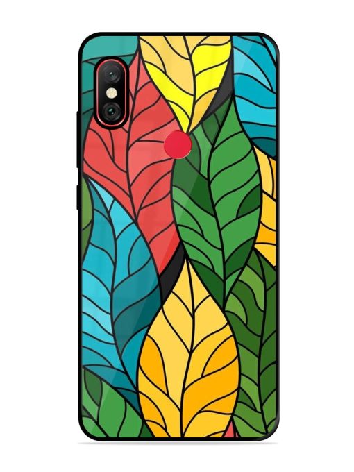 Foliage Fiesta Glossy Soft Edge Case for Xiaomi Redmi Note 6 Pro Chachhi