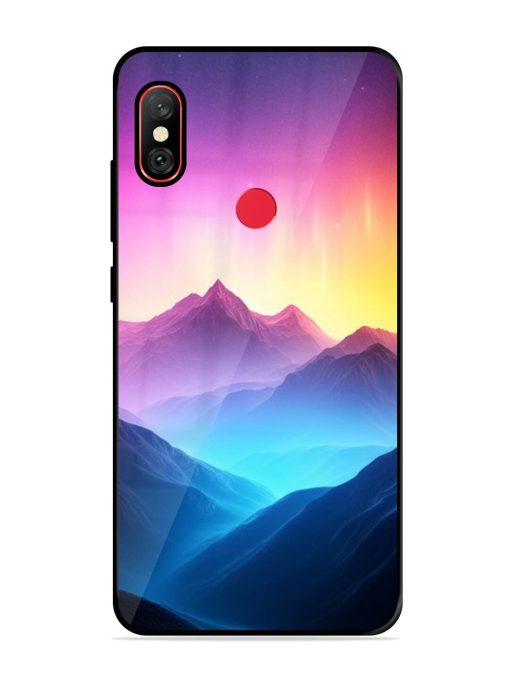 Cosmic Mountains Glossy Soft Edge Case for Xiaomi Redmi Note 6 Pro Chachhi