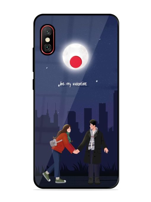 Moonlight Proposal Glossy Soft Edge Case for Xiaomi Redmi Note 6 Pro Chachhi