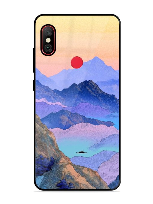 Mountain Mist Glossy Soft Edge Case for Xiaomi Redmi Note 6 Pro Chachhi