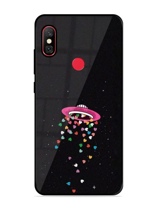 Love From Above Glossy Soft Edge Case for Xiaomi Redmi Note 6 Pro Chachhi