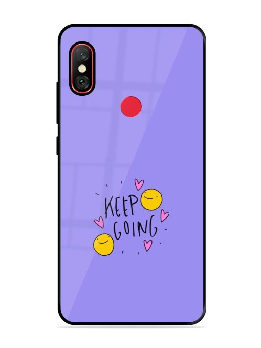 Smiling Through It All Glossy Soft Edge Case for Xiaomi Redmi Note 6 Pro Chachhi