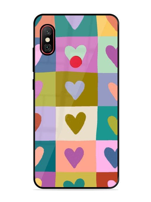 Box Of Hearts Glossy Soft Edge Case for Xiaomi Redmi Note 6 Pro Chachhi