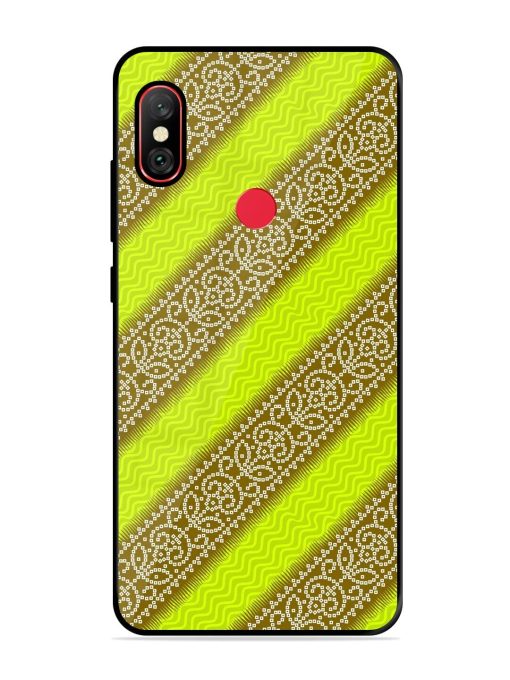 Golden Bandana Bliss Glossy Soft Edge Case for Xiaomi Redmi Note 6 Pro Chachhi