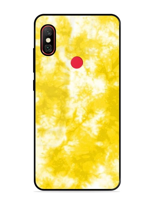 Golden Tie-Dye Twirl Glossy Soft Edge Case for Xiaomi Redmi Note 6 Pro Chachhi