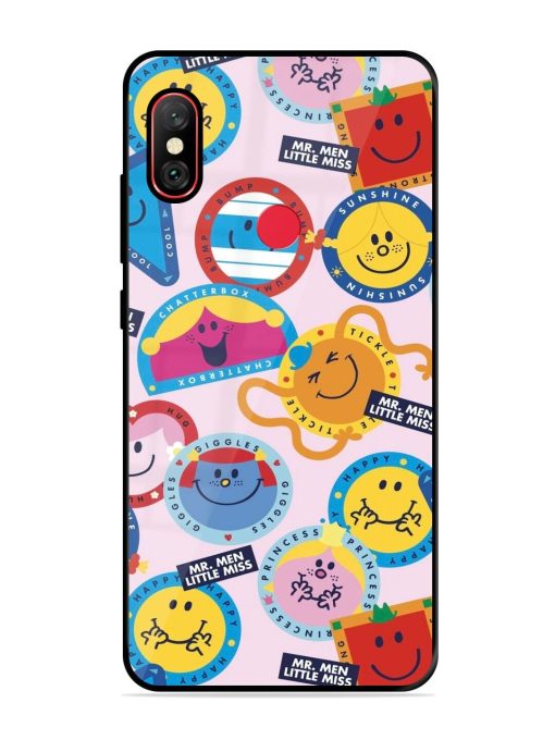 Whimsical Mr. Men & Little Miss Glossy Soft Edge Case for Xiaomi Redmi Note 6 Pro Chachhi