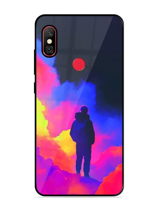 Cosmic Wanderer Glossy Soft Edge Case for Xiaomi Redmi Note 6 Pro Chachhi