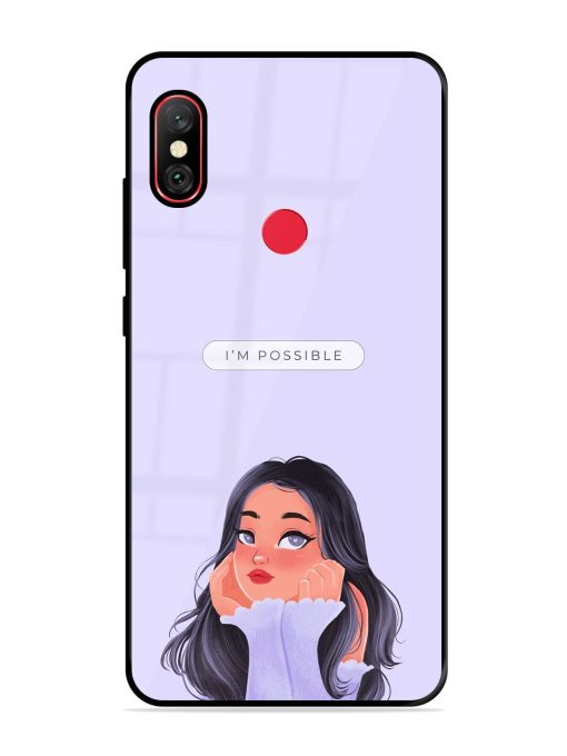 Im Possible Glossy Soft Edge Case for Xiaomi Redmi Note 6 Pro Chachhi