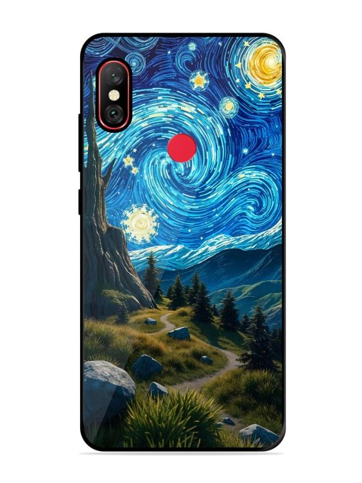 Starry Night In The Shire Glossy Soft Edge Case for Xiaomi Redmi Note 6 Pro Chachhi