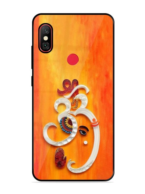 Ganesha In Quilling Art Glossy Soft Edge Case for Xiaomi Redmi Note 6 Pro Chachhi