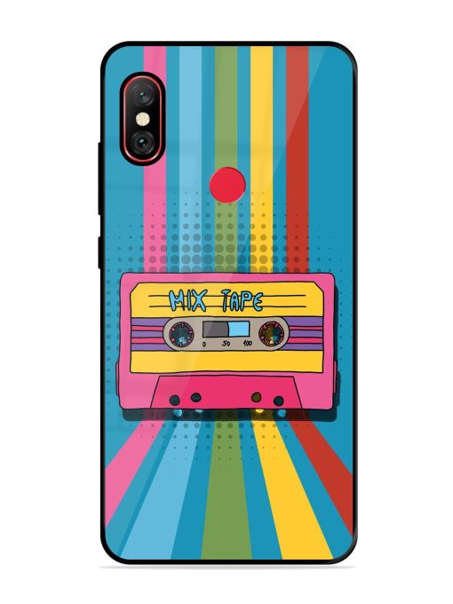 Retro Cassette Tapes Glossy Soft Edge Case for Xiaomi Redmi Note 6 Pro Chachhi