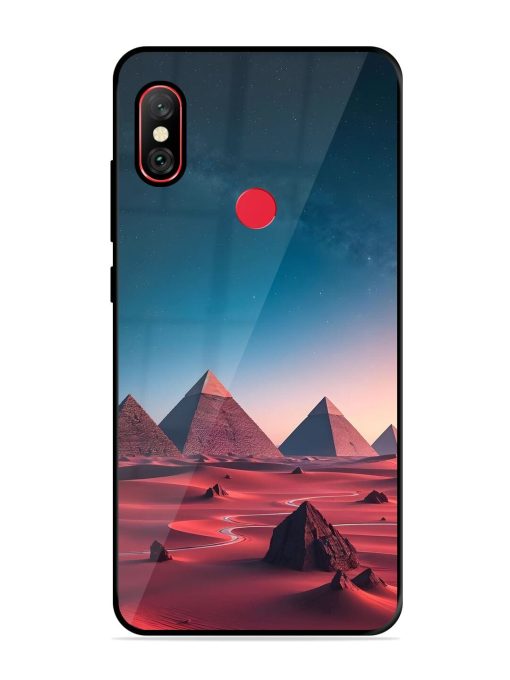 Ancient Wonders Sky Glossy Soft Edge Case for Xiaomi Redmi Note 6 Pro Chachhi