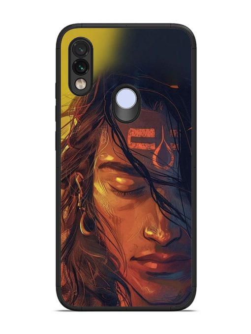 Tranquil Shiva Glossy Soft Edge Case for Xiaomi Redmi Note 7 Chachhi