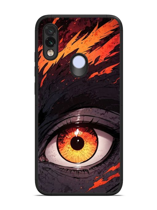 Inferno Gaze Glossy Soft Edge Case for Xiaomi Redmi Note 7 Chachhi