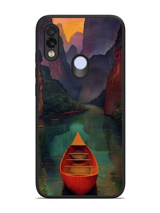 Serene Passage Glossy Soft Edge Case for Xiaomi Redmi Note 7 Chachhi