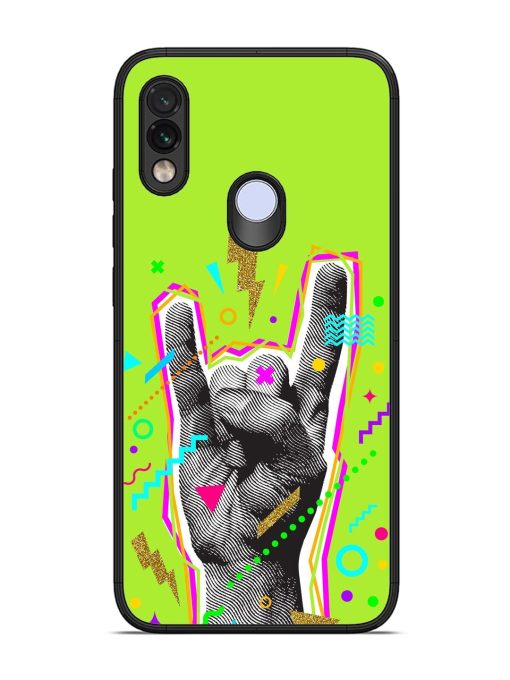 Neon Rock Glossy Soft Edge Case for Xiaomi Redmi Note 7 Chachhi