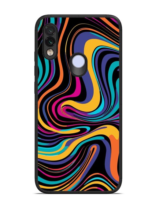 Psychedelic Swirl Glossy Soft Edge Case for Xiaomi Redmi Note 7 Chachhi