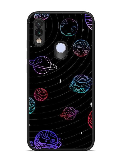 Cosmic Ballet Glossy Soft Edge Case for Xiaomi Redmi Note 7 Chachhi