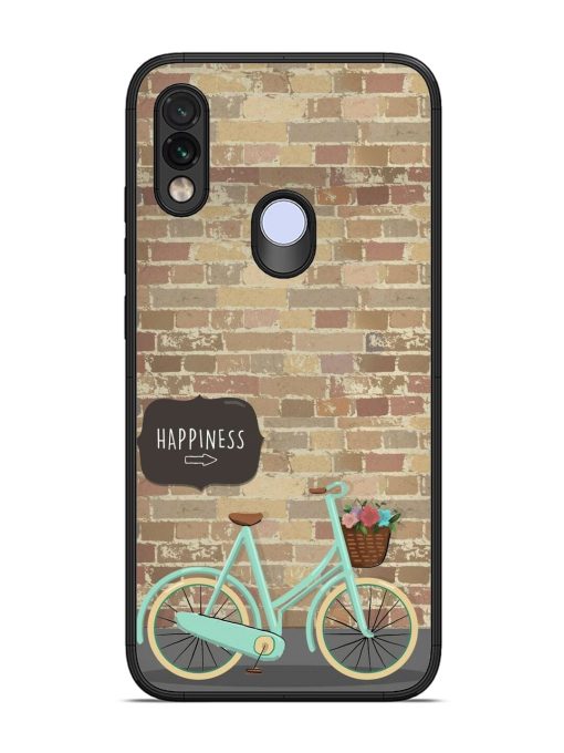 Pedaling Towards Happiness Glossy Soft Edge Case for Xiaomi Redmi Note 7 Chachhi