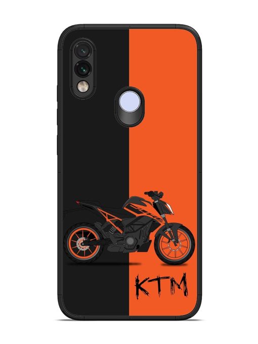 Orange Beast Glossy Soft Edge Case for Xiaomi Redmi Note 7 Chachhi